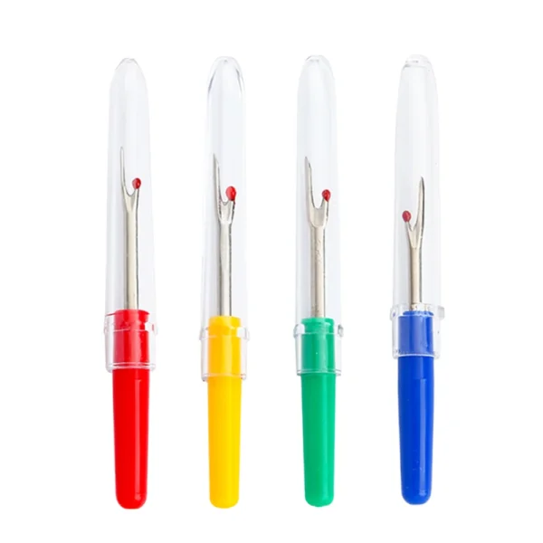 H003fcfe1121c4b67a6261ca69a66b2b1N Simple Plastic Seam Ripper - Easy Grip for Quick, Precise Stitch Removal