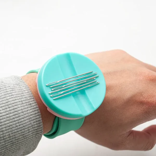 Alfiletero magnético de colores caramelo para muñeca, soporte para alfileres de costura.