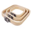Elegant Bamboo Embroidery Hoop: Natural Craft Harmony