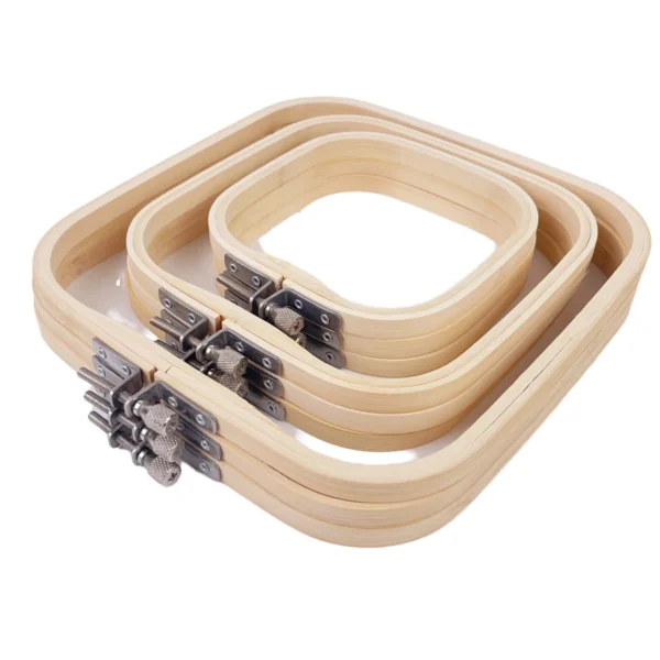 Elegant Bamboo Embroidery Hoop: Natural Craft Harmony