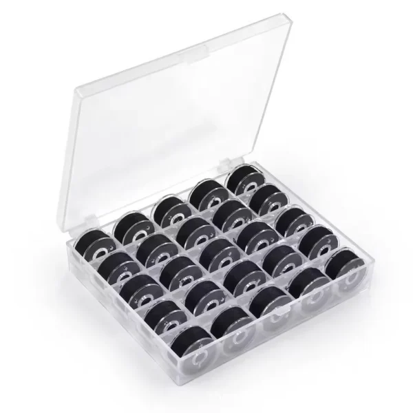 H050a8d7562234f99b6a63b5273364c3fe 25Pcs 36Pcs Sewing Accessories Colorful Thread and Plastic Bobbin Simple Style Sewing Thread Kit