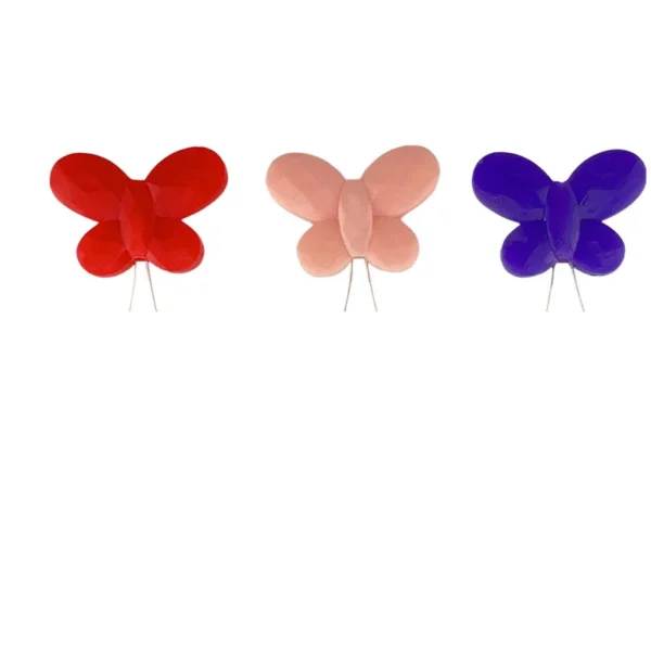 Kit de herramientas de costura a mano de estilo suave, colorido y fácil de usar, con enhebrador de agujas de plástico al por mayor y forma de flor.