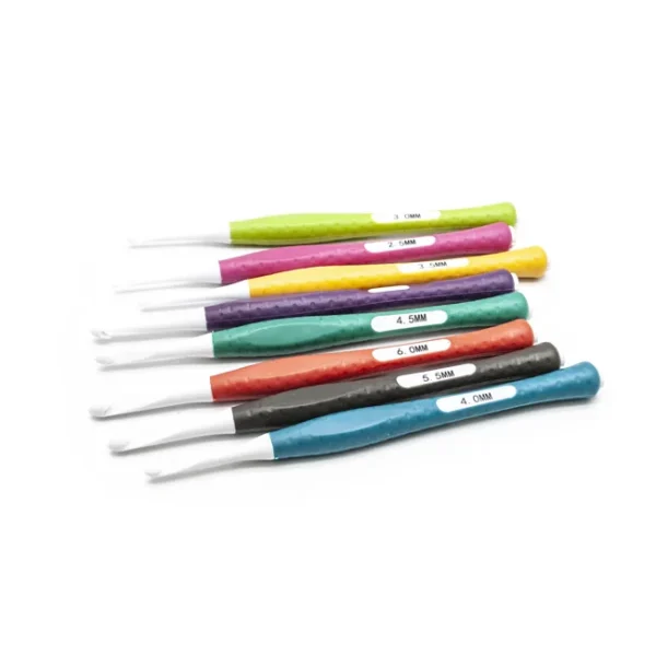 2025 Hot Selling Steel Crochet Hook TPR Handle
