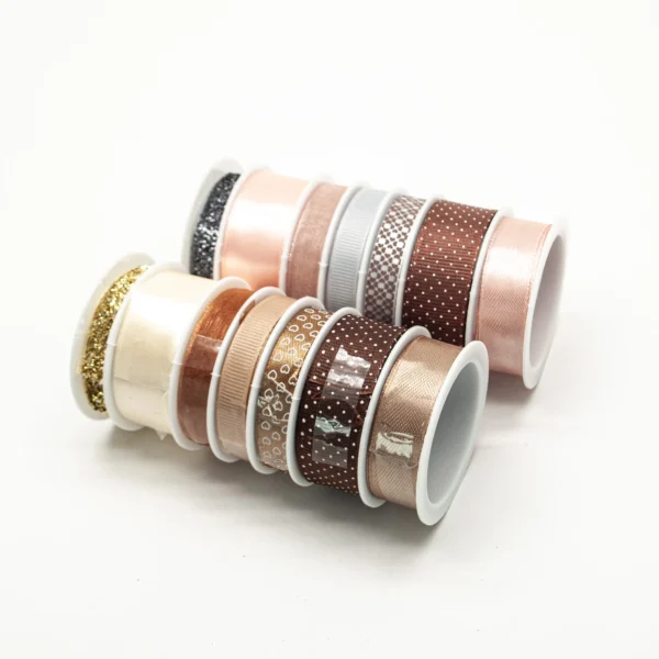 14 Rollen/Karton Satinband Mori Retro Basic Tape, verschiedene dekorative Klebebänder