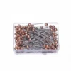 H1ce3fc565b814446b865a489ebd99fc0x 100Pcs Colorful Round Pearl Head Needles Stitch Straight Push Sewing Pins for DIY Sewing