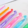 Transparent Crystal Handle Knitting Needle DIY Craft Sewing Tool Crochet Hook