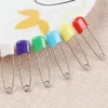 High Quality Multi-Purpose Stainless Steel Safety Pin Baby Bun Head Pin Color Coded Sewing Accessory