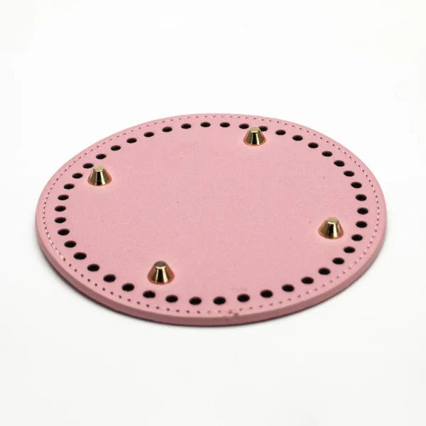 Leather Base Round Knitting Crochet Bag Bottom  DIY Handbag Shoulder Bags Purse