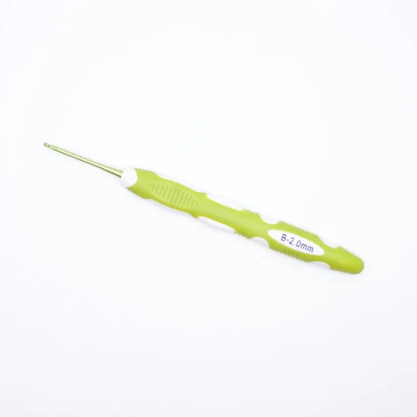 Durable 2-6mm 9pc Aluminum Crochet Hooks Set for Knitting & Craft (9-Piece)