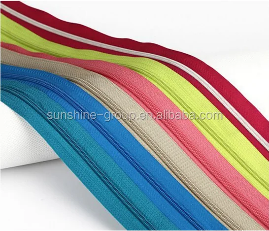 Custom 3# 5# 8# Invisible Zipper Nylon Zipper for Garments