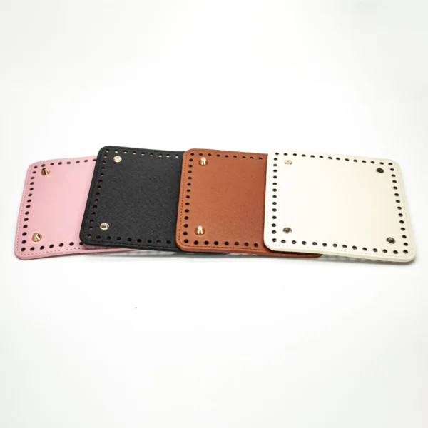 Wholesale Leather Base Round Knitting Crochet Bag Bottom  DIY Handbag Shoulder Bags Bottom