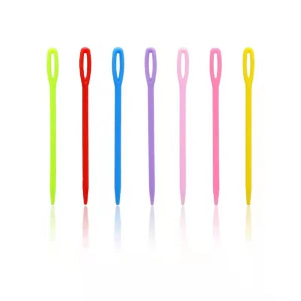 Colorful Plastic Sewing Accessory Knitting Needles for Hand Knitting with PP Bags