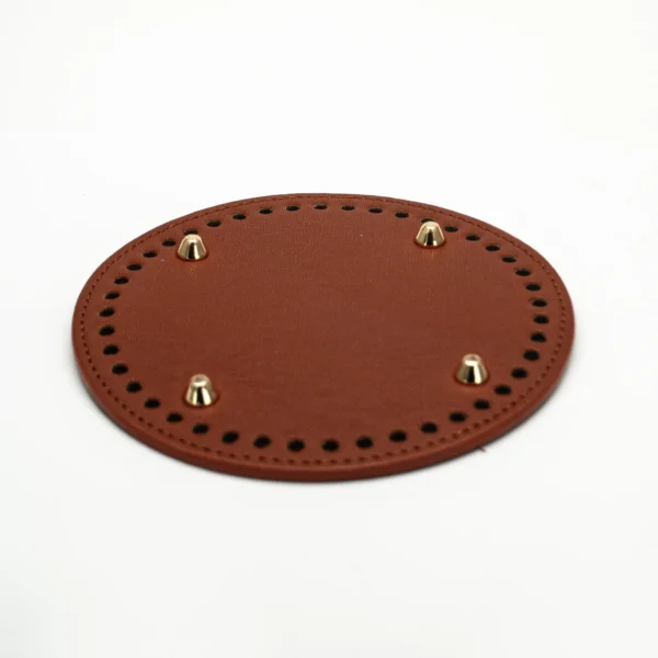 Leather Base Round Knitting Crochet Bag Bottom  DIY Handbag Shoulder Bags Purse