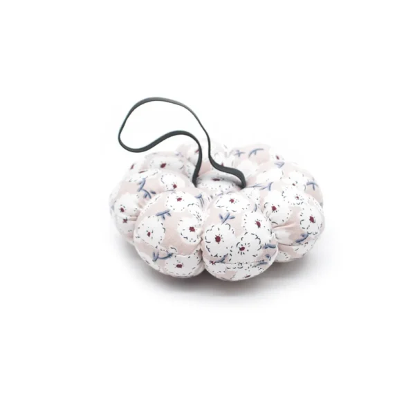 Pumpkin Shape Fabric Pin Cushion Wrist Pin Holder for Sewing