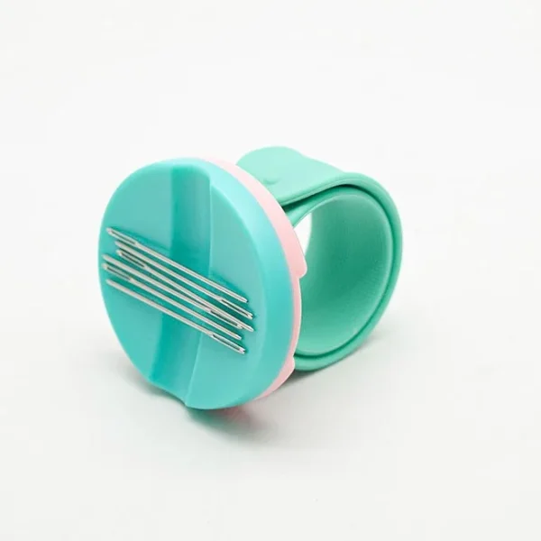 Alfiletero magnético de colores caramelo para muñeca, soporte para alfileres de costura.