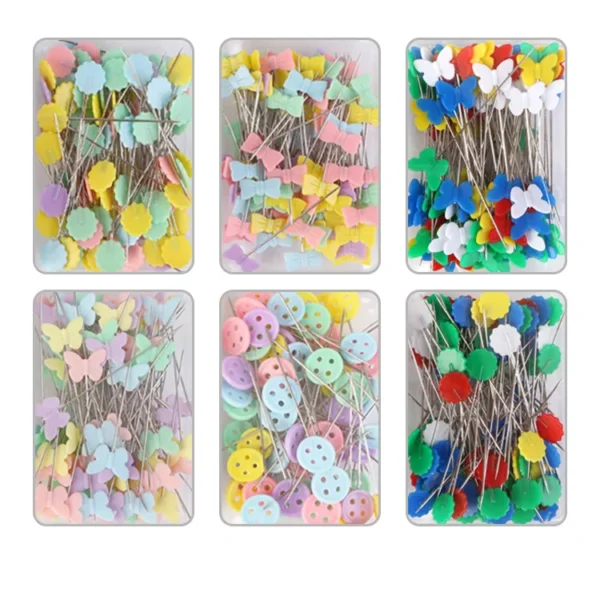 H7590321611c34dbe913205107a1ed0ca8 Multicolor Steel Durable Straight Quilting Pins Mini Style Craft Positioning Fixed Sewing Marker Needle for Sewing