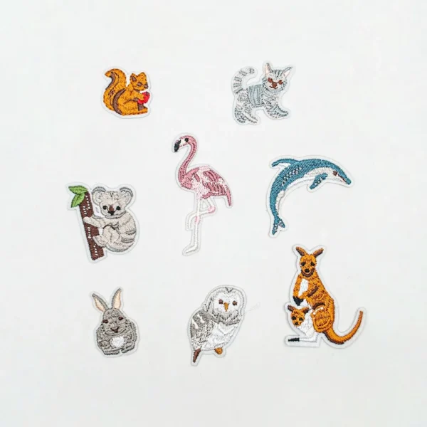 Hot Sale Embossed Letters Unique Design Patch Badge Custom PVC Hook and Loop Patch