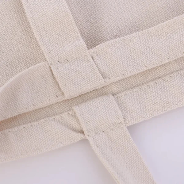 Wholesale Handle Canvas Bag 100% Cotton Shopping White Canvas Tote Bag With Pocket