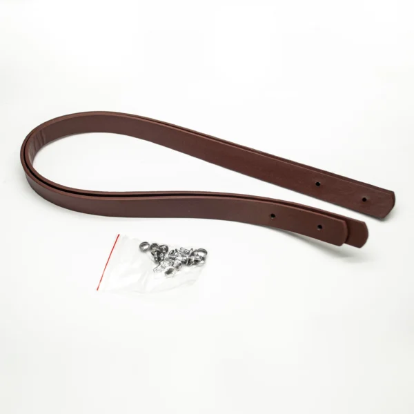 Bolso bandolera para mujer, 2 asas de repuesto de cuero sintético para bolso de mano DIY.