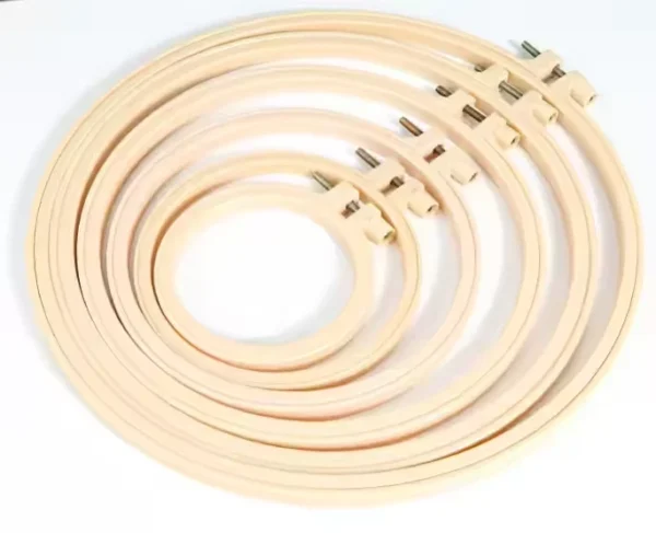 Ha3692981bdce4d568cb1814cd798dbedS Cerchi in plastica per punto croce, anelli per lavori artigianali