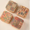 Ha5139192d7714b5fb67d59b0a601d578P Vintage Soft Wood Print Portable Travel Mini Sewing Box Storage Kit