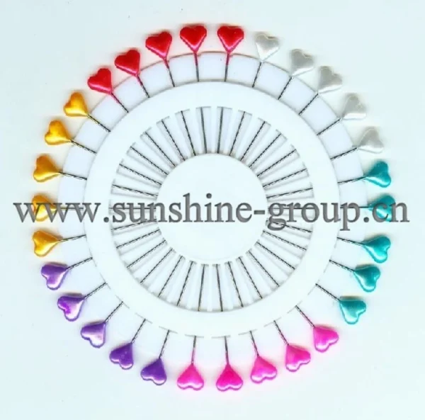 38mm Colorful Pearl Head Pin - 40 PC Safety Round Shape Sewing Pin for Crafts
