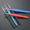 Ha85cab343e9a4decb9ab3ec223f399119-1 Wholesale Aluminum 14 Sizes Crochet Hooks 2-10mm Knitting Needles Yarn Crochet Needles Hand Knitting Accessories