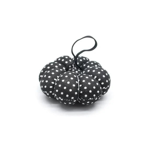 Pumpkin Shape Fabric Pin Cushion Wrist Pin Holder for Sewing
