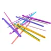 High-quality Colorful Single Head Knitting DIY Weaving Tool Set Aluminum Crochet Hook Sewing
