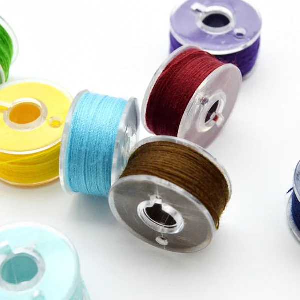 Hb04638f1fffe4965be48ac38f28498e2p 25Pcs 36Pcs Sewing Accessories Colorful Thread and Plastic Bobbin Simple Style Sewing Thread Kit