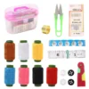 JC DIY Multifunctional Sewing Accessories Box Embroidery Craft Colorful Portable Plastic Box Sewing Kit