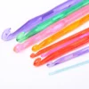Transparent Crystal Handle Knitting Needle DIY Craft Sewing Tool Crochet Hook