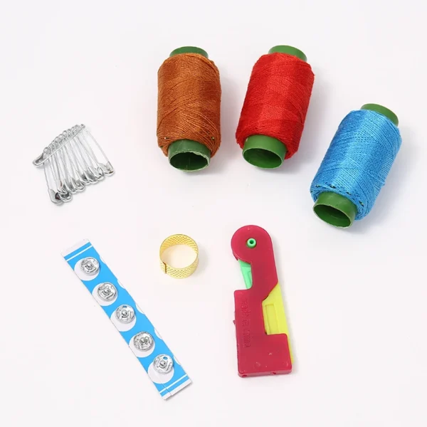 JC DIY Multifunctional Sewing Accessories Box Embroidery Craft Colorful Portable Plastic Box Sewing Kit