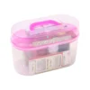 JC DIY Multifunctional Sewing Accessories Box Embroidery Craft Colorful Portable Plastic Box Sewing Kit