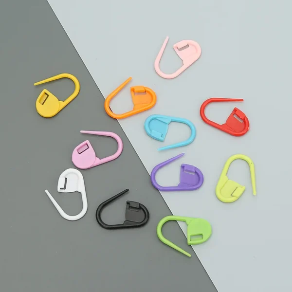 Mixed Color Plastic Knitting Tool Knitting Stitch Markers
