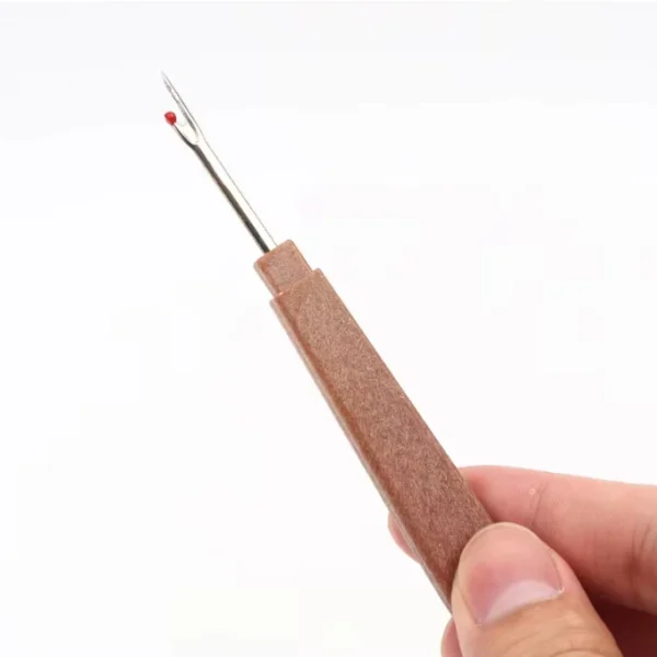 Wholesale Sewing Seam Thread Remover Seam Ripper With Wooden Handle