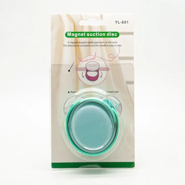 Alfiletero magnético de colores caramelo para muñeca, soporte para alfileres de costura.