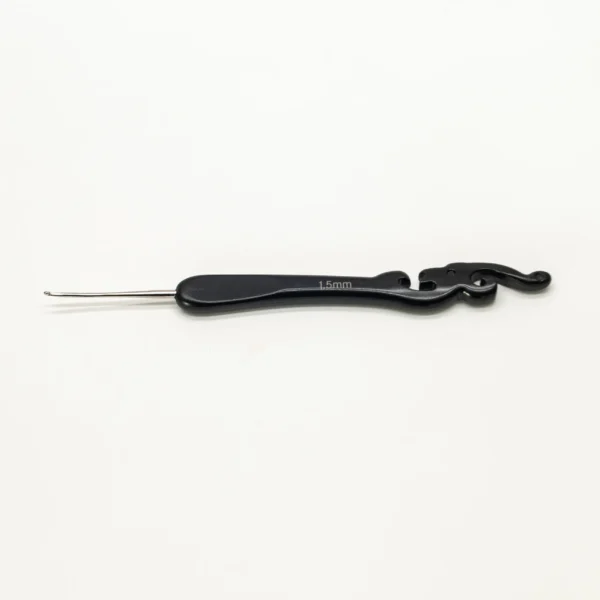 Customize Head Ergonomic Crochet Hook Aluminum Needle With Plastic Handle Knitting Hooks