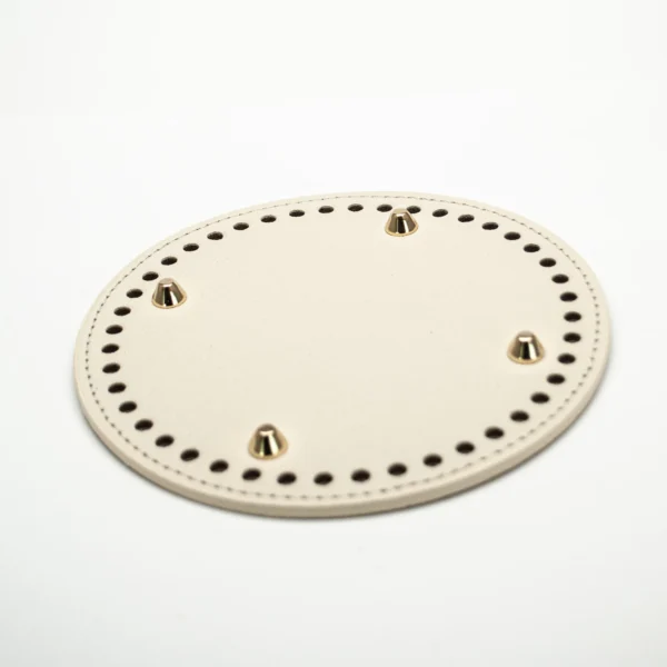 Leather Base Round Knitting Crochet Bag Bottom  DIY Handbag Shoulder Bags Purse