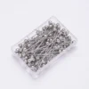 Good Quality 100 Pcs/box Head Dressmaking Pins Needles Colorful Straight Bulk Pearl Pin