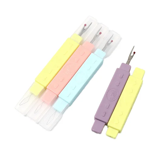 Double Head Multifunctional Seam Rippers Stitching Remover and Threader for Hand Sewing Household Manual Sewing Tools