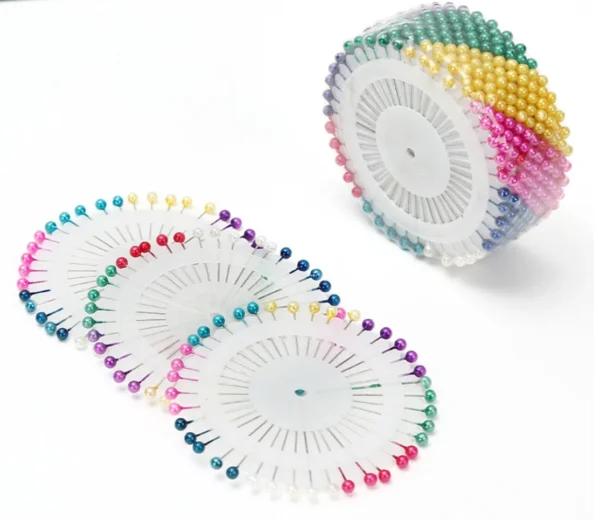 38mm Colorful Pearl Head Pin - 40 PC Safety Round Shape Sewing Pin for Crafts