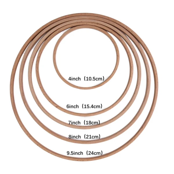 Hfc5aec5d38654eaa823dc3c53fd93720K 휴대용 나무 자수틀 | 십자수 및 DIY 공예에 편리한 원형 프레임