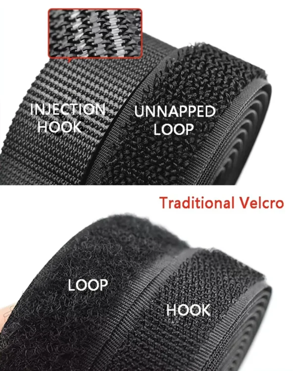 Custom Size Factory Price Hook Loop Strap Fastener Velcro Tape Heat Resistant Sticky Sew on Hook and Loop Tape