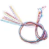 12pcs 120cm Different Size Multi Color Plastic  Afghan Tunisian Crochet Hook Set for Knitting Sweater