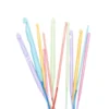12pcs 120cm Different Size Multi Color Plastic  Afghan Tunisian Crochet Hook Set for Knitting Sweater